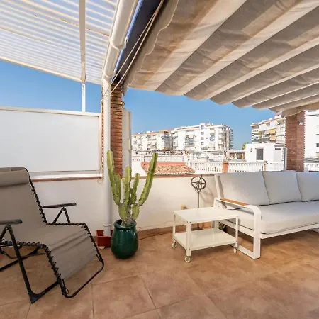 Cozy Two-storey House With Terrace In * Nerja