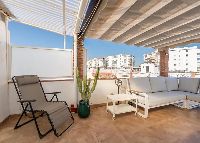 Cozy Two-storey House With Terrace In * Nerja