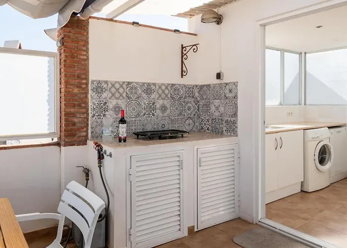 Cozy Two-storey House With Terrace In * Nerja